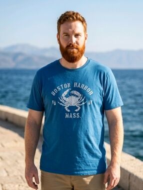 NWT St. John's Bay Mens Crew Neck Short Sleeve Classic Fit Graphic T-Shirt ~XL